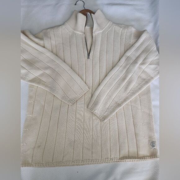 Ralph Lauren MFG POLO Jeans quarter zip up pullover sweater - Picture 13 of 15